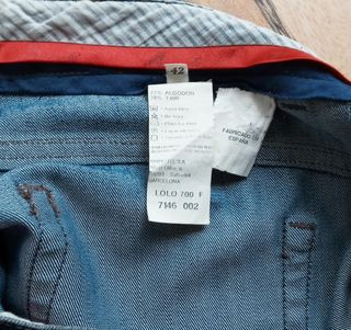 Pantalón vaquero Aninoto azul Talla 42