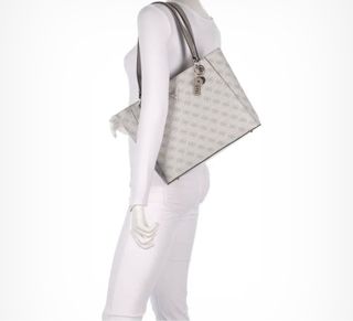 Bolso Guess blanco y gris