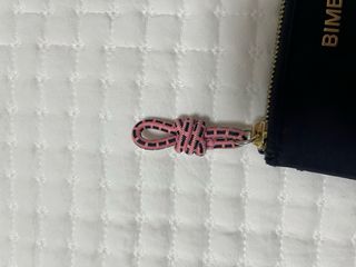 Cartera BIMBA Y LOLA negra con detalle rosa