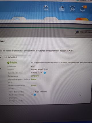 NAS QNAP TS-133 con disco WD 2TB