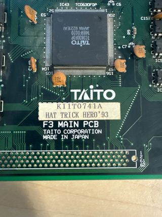 Placa Arcade Taito Hat Trick Hero '93