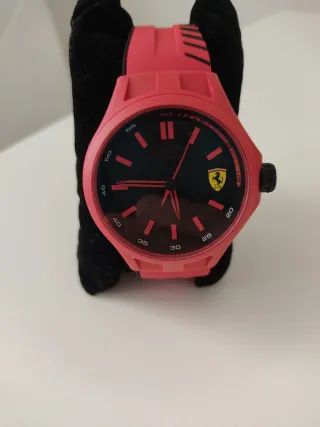 Reloj Ferrari Rojo y Negro