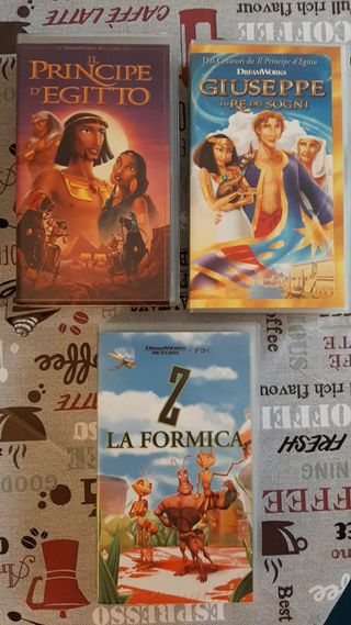 3 VHS Film per Bambini (Italiano)