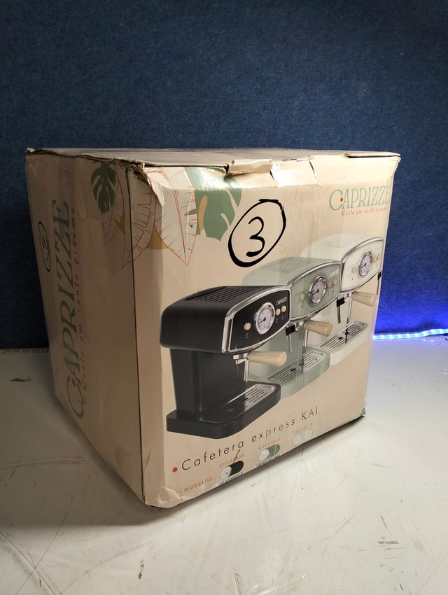 Cafetera Express Semiautomática Caprizze Kai 1050W 15 Bares