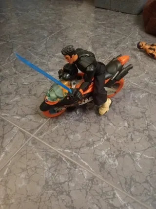 Action Man Atom con Moto y Espada
