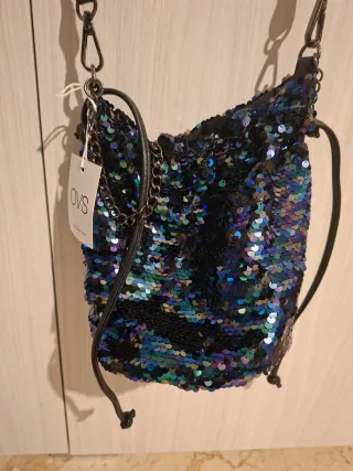 Borsetta Oviesse ragazza paillettes
