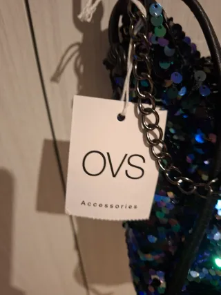 Borsetta Oviesse ragazza paillettes