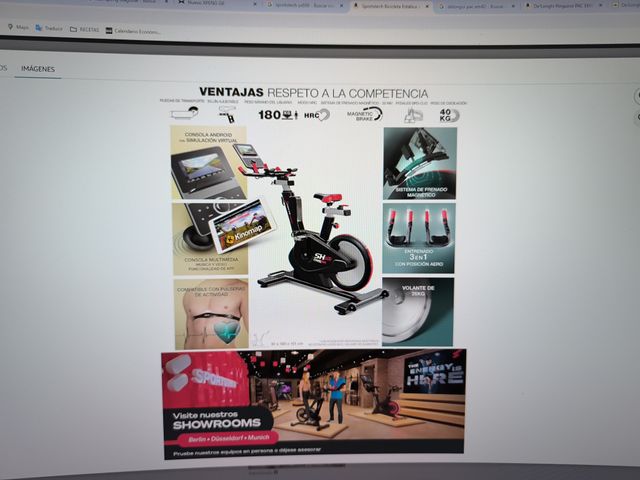 Bicicleta Estática Sportstech SX600 Elite