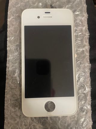 Schermo bianco per iPhone 4s + retro nero