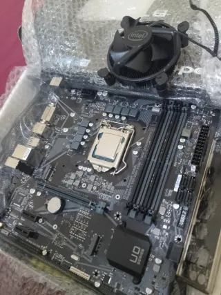 Placa base + procesador + disipador