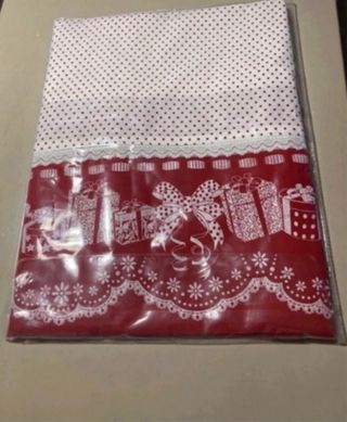 Tovaglia natalizia Preziosa rossa e bianca