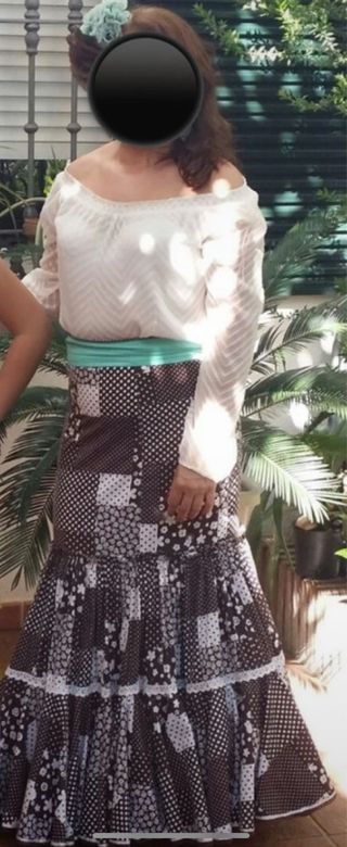 Falda de flamenca hecho por una profesional