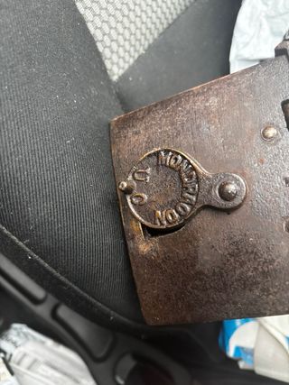 Plancha antigua de carbón