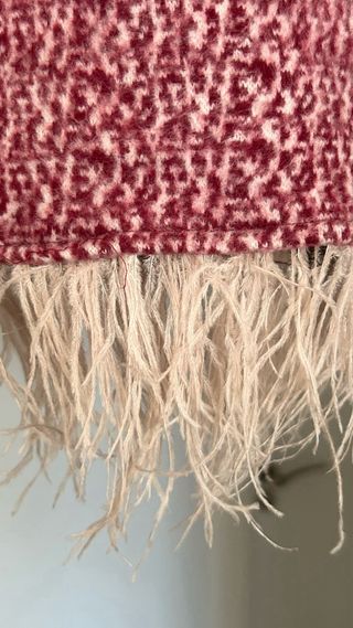 Jersey con plumas marabú 