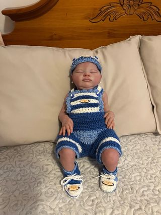 Conjunto crochet reborn/bebé por encargo