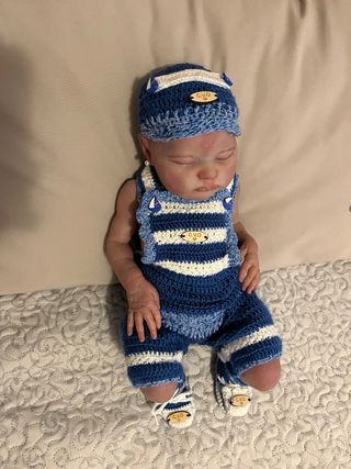 Conjunto crochet reborn/bebé por encargo