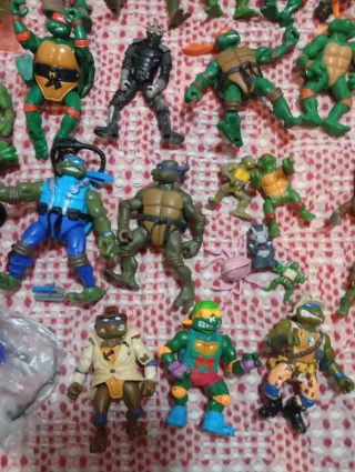 Lote Figuras Tortugas Ninja TMNT