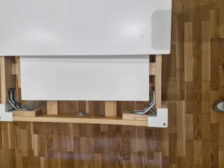 Mesa extensible EKEDALEN blanca