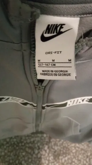 Sudadera Nike Dri-Fit Gris Talla M