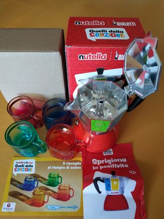 Bialetti Moka+4tazzine Nutella