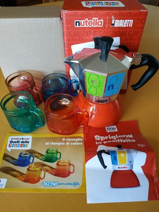 Bialetti Moka+4tazzine Nutella