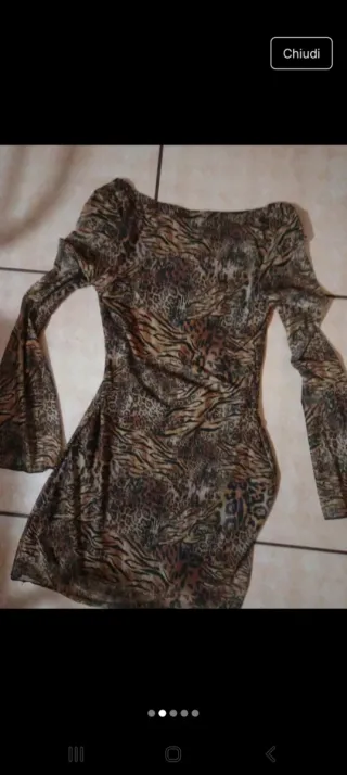 Vestito donna Shein fantasia animalier