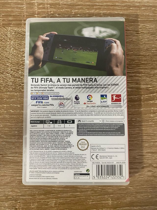 FIFA 18 Nintendo Switch
