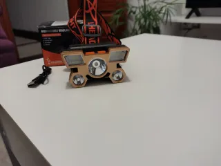 Linterna Frontal Recargable USB