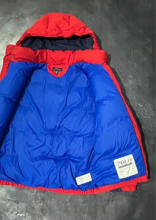 Piumino Ralph Lauren ragazzo rosso blu S