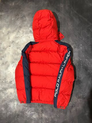 Piumino Ralph Lauren ragazzo rosso blu S