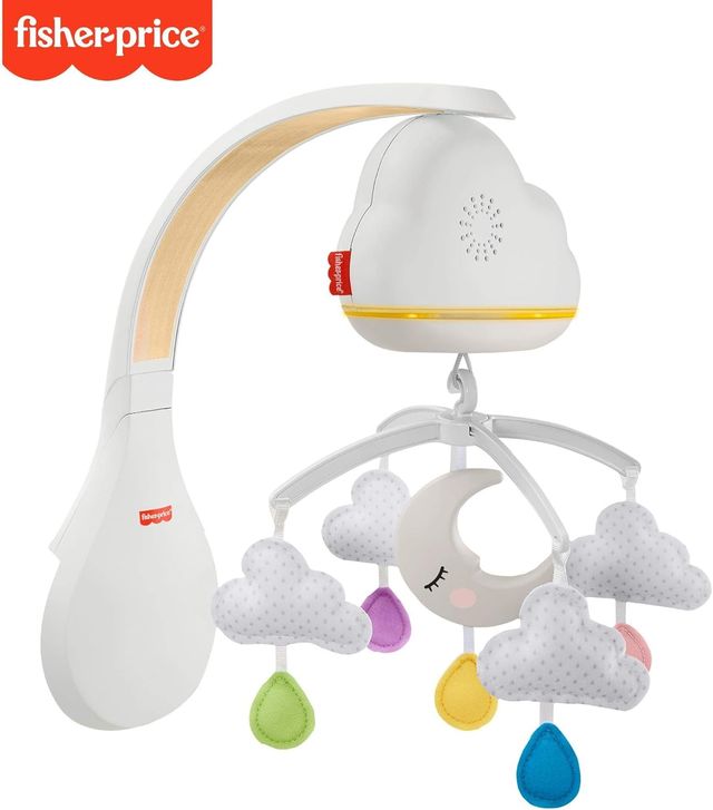 ✨ - Fisher-Price Móvil Nubes y Lunas, Juguete de C
