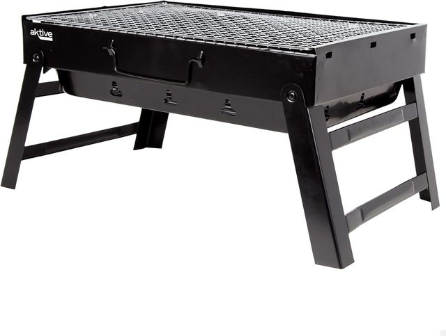 ✨ - AKTIVE 63032, Barbacoa Portátil a carbón de ac