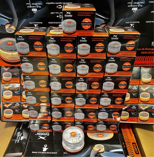 Pack 25 Balizas V16 Homologadas y Geolocalizadas 