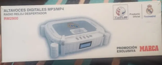 Altavoz MP3/MP4 Real Madrid Radio Despertador