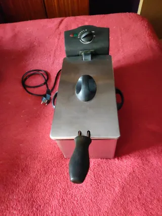 Freidora Eléctrica Acero Inoxidable