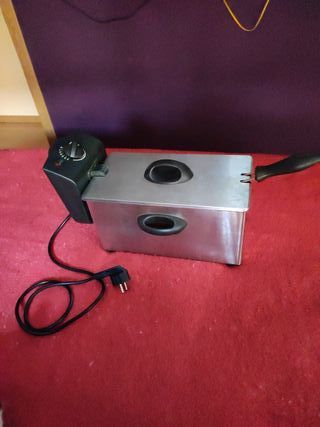 Freidora Eléctrica Acero Inoxidable