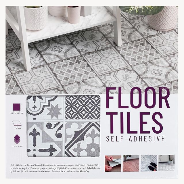 ✨ - DecoMeister Suelo Vinilo Autoadhesivo Baldosas