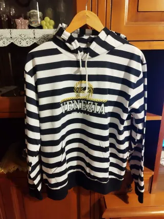 Felpa a righe Venezia taglia L felpata