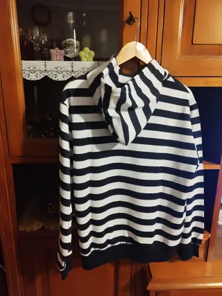 Felpa a righe Venezia taglia L felpata