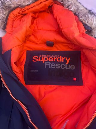 Parka Superdry Rescue Indigo Talla M - Premium