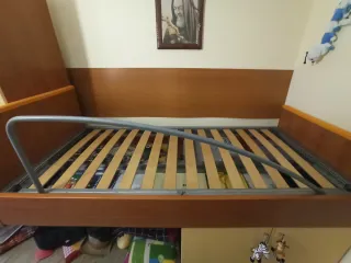 Rete singola metallica per soppalco a ribalta