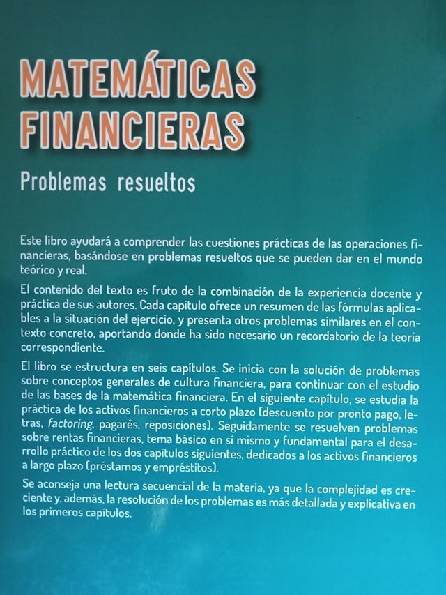 Matemáticas financieras. Ejercicios resueltos