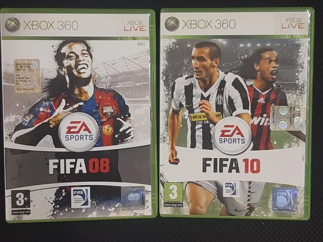 Giochi Fifa 08 e Fifa 10 Xbox 360