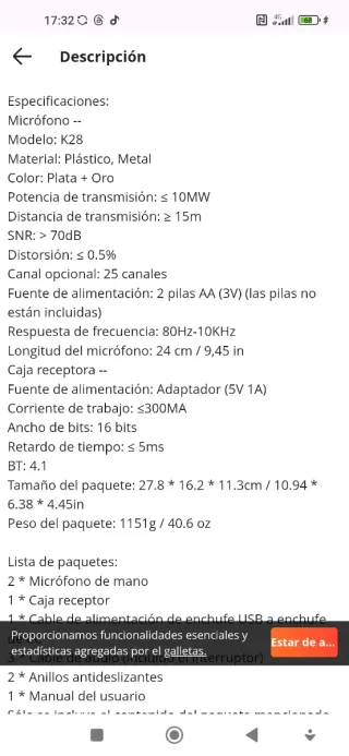 Micrófonos Inalámbricos con Receptor