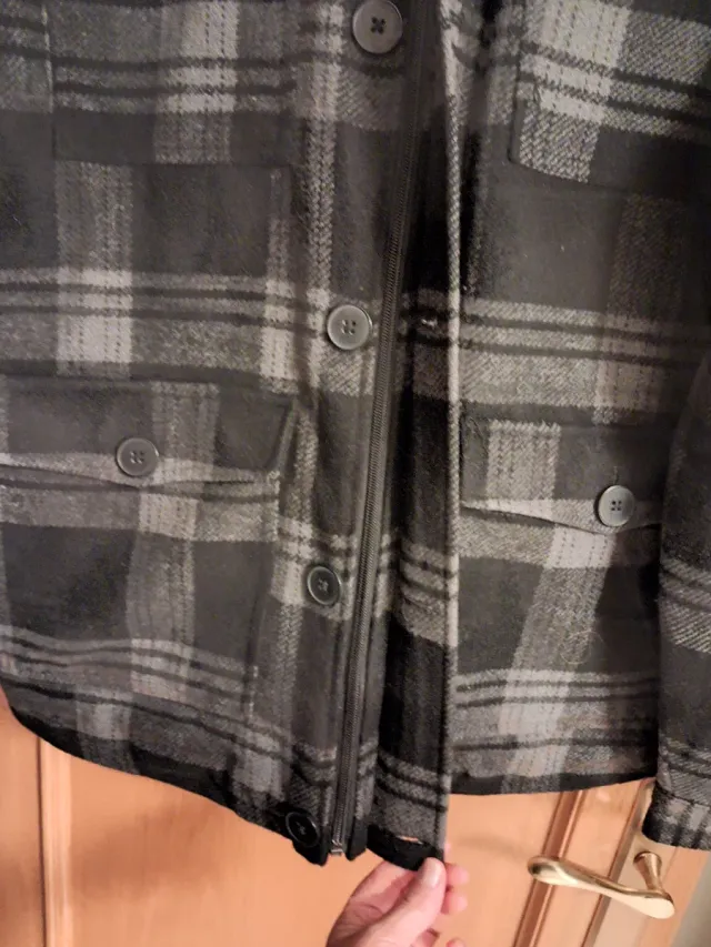 Chaquetón cuadros caballero