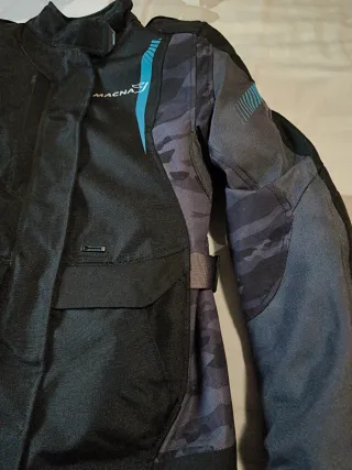 Chaqueta Moto Impermeable Macna Mujer