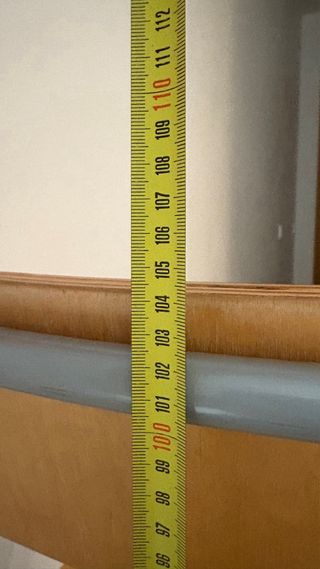 Silla alta plegable madera y metal