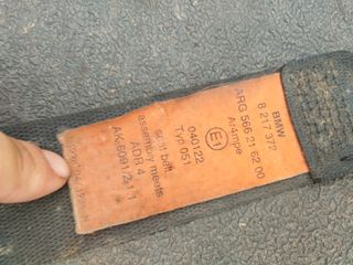 Cinturón Seguridad BMW E36 Coupe Der.