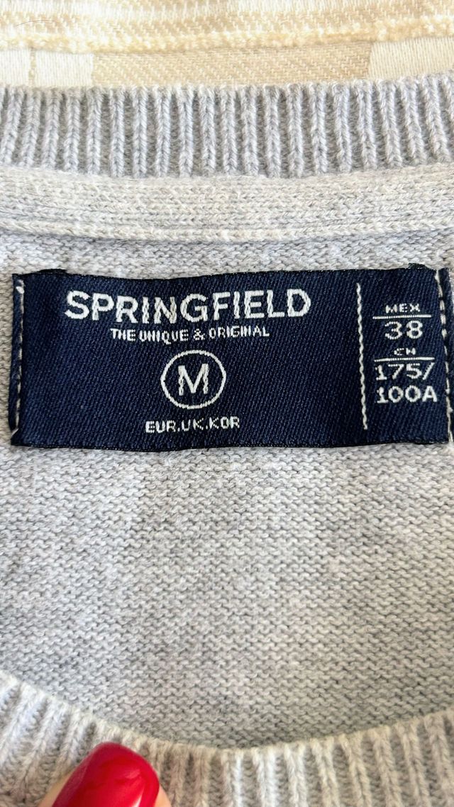 Jersey Springfield Gris Algodón