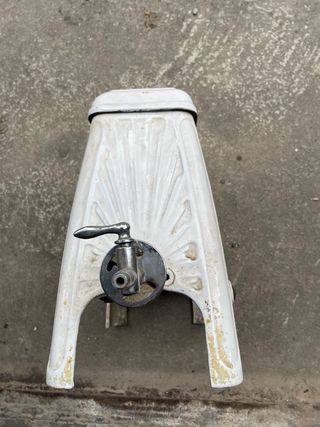 Scaldapiedi a gas KI-SOL N.1 vintage ghisa